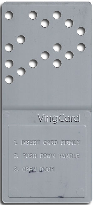1975 VingCard Door Access Control Card