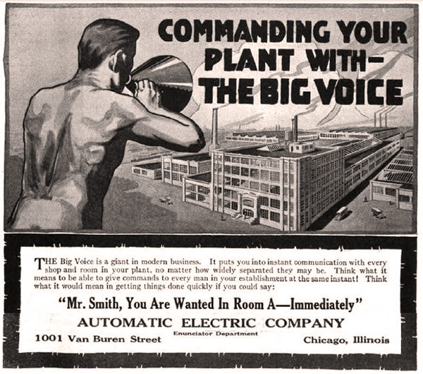 Big Voice 1910 Overhead Paging System 