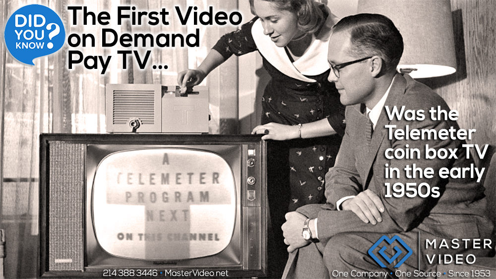 First Video on Demand Pay TV