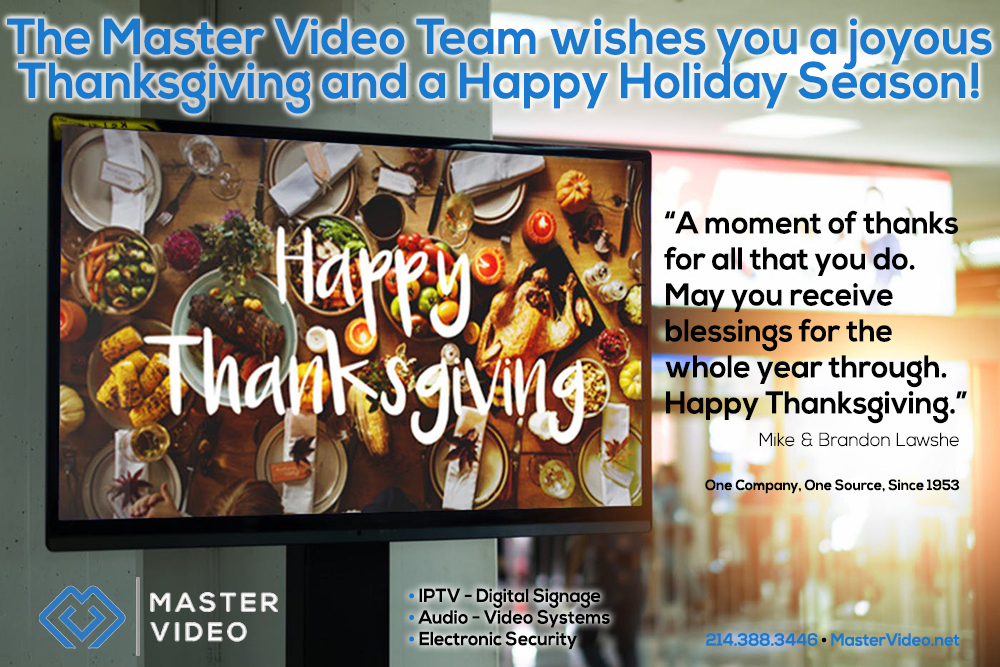 Master Video 2021 Happy Thanksgiving