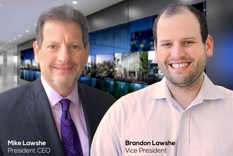 Master Video CEO Mike Lawshe and VP Brandon Lawshe